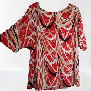 Ellen Tracey multicolored Xl top